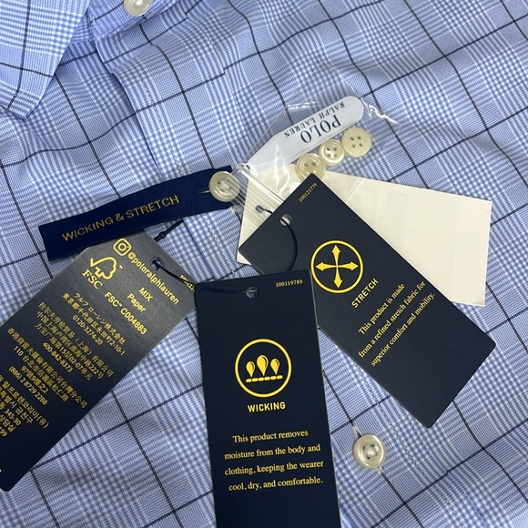 Polo Ralph Lauren Moisture-wicking stretch twill lightweight shirt a performance - Picture 5 of 16